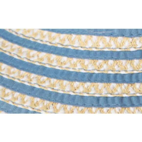 ?ERIC JAVITS? Brooke Packable Squishee Visor ~ UPF50+ Blue Mix One Size NWOT main image 6